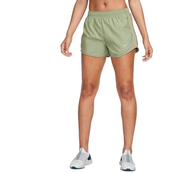 NIKE Dri-FIT Tempo Running Shorts Elastic Waist Lightweight Green Womens Size S - Picture 1 of 8